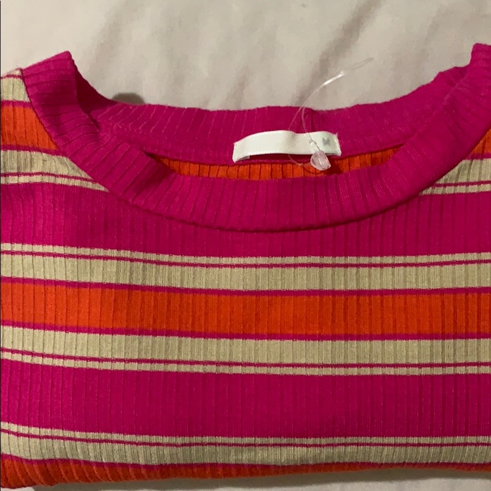 GU Ribbed Colorful striped tee - Picture 2 of 2